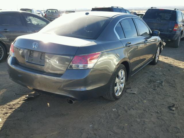 1HGCP26839A037506 - 2009 HONDA ACCORD EXL GRAY photo 4