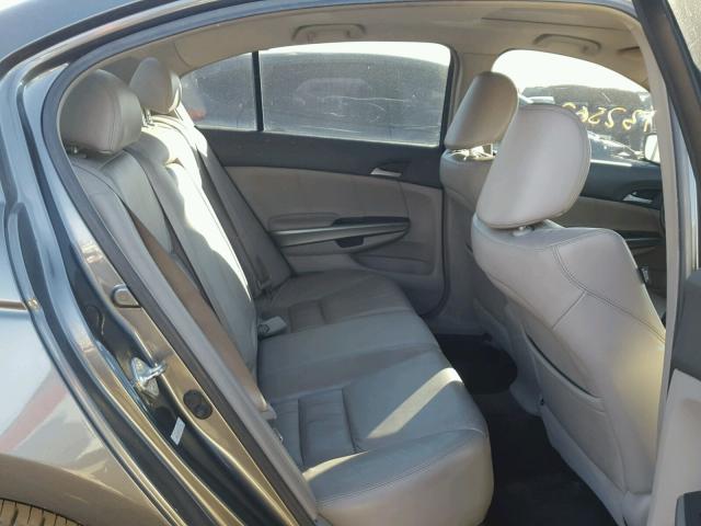 1HGCP26839A037506 - 2009 HONDA ACCORD EXL GRAY photo 6