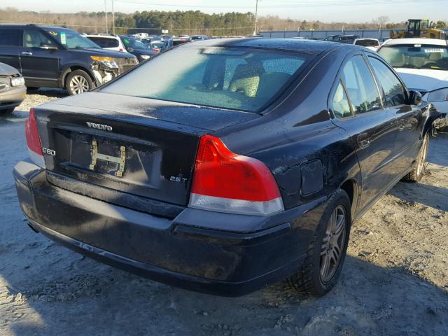 YV1RS592362539805 - 2006 VOLVO S60 2.5T BLACK photo 4