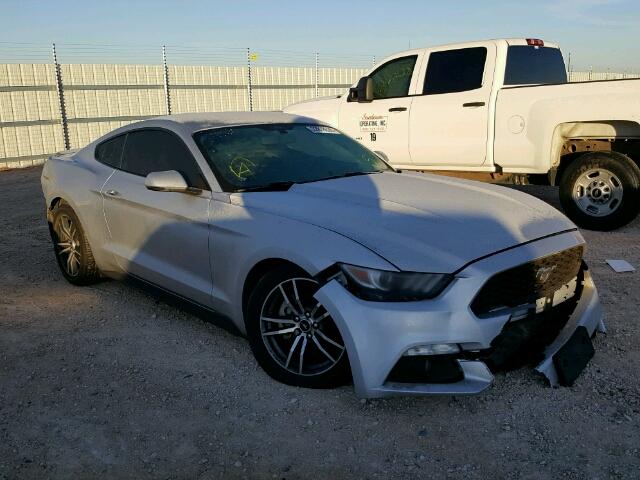 1FA6P8TH3F5305953 - 2015 FORD MUSTANG SILVER photo 1