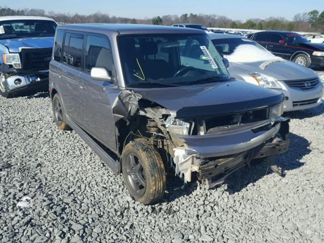 JTLKT334240155353 - 2004 TOYOTA SCION XB SILVER photo 1