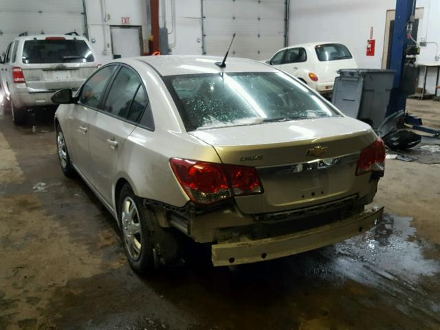 1G1PA5SH5E7438807 - 2014 CHEVROLET CRUZE LS TAN photo 3