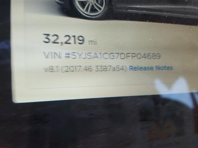 5YJSA1CG7DFP04689 - 2013 TESLA MODEL S Գրաֆիտ լուսանկար 8