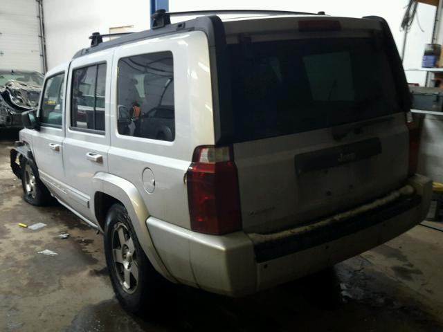 1J4RG4GK1AC127660 - 2010 JEEP COMMANDER SILVER photo 3