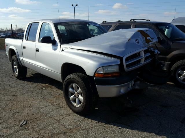 1D7HG38X03S122583 - 2003 DODGE DAKOTA QUA SILVER photo 1