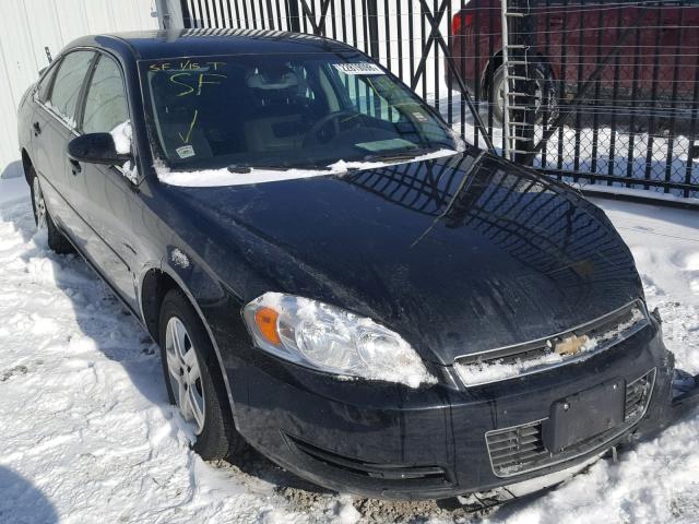 2G1WB58K781365310 - 2008 CHEVROLET IMPALA LS BLACK photo 1