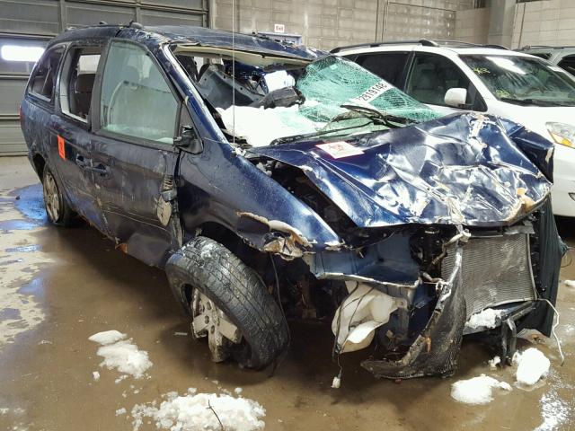 2D4GP24R95R105814 - 2005 DODGE GRAND CARA BLUE photo 1