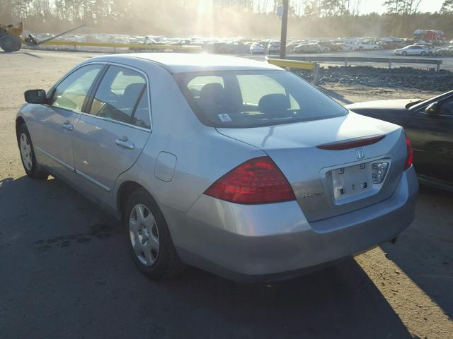 1HGCM56456A086242 - 2006 HONDA ACCORD LX SILVER photo 3