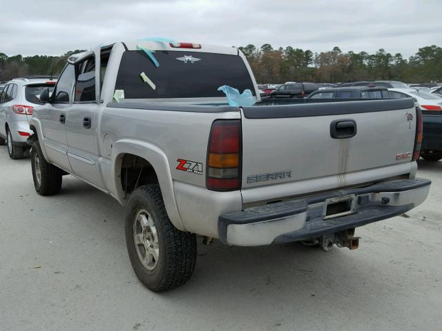 2GTEK13T251245230 - 2005 GMC NEW SIERRA BEIGE photo 3