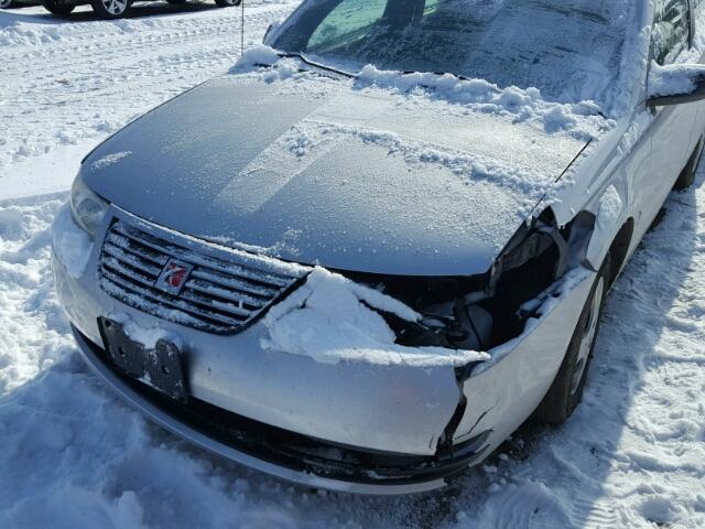 1G8AG52F85Z174538 - 2005 SATURN ION LEVEL GRAY photo 9