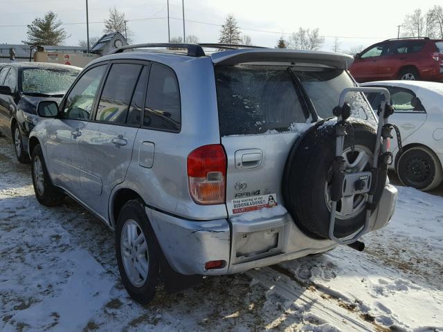 JTEGH20V530090308 - 2003 TOYOTA RAV4 SILVER photo 3