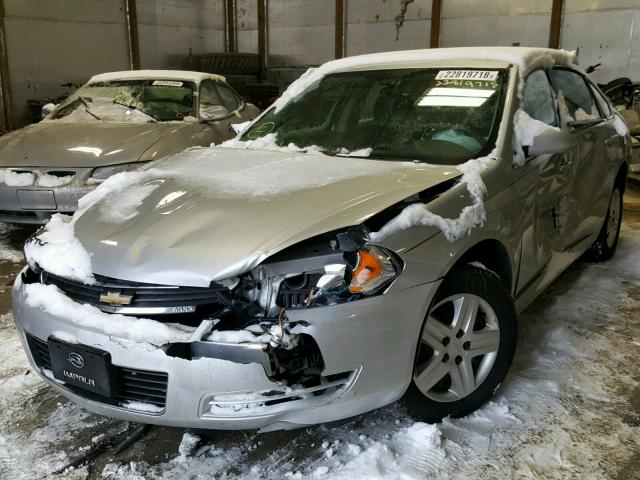 2G1WB57K891280432 - 2009 CHEVROLET IMPALA LS SILVER photo 2