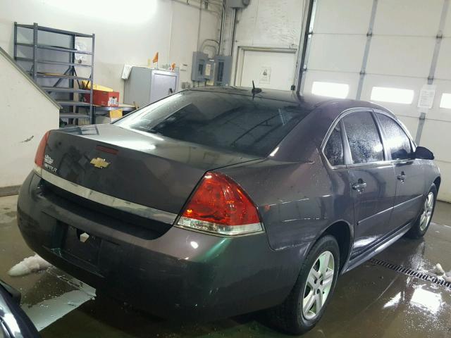 2G1WA5EK9A1154526 - 2010 CHEVROLET IMPALA LS GRAY photo 4