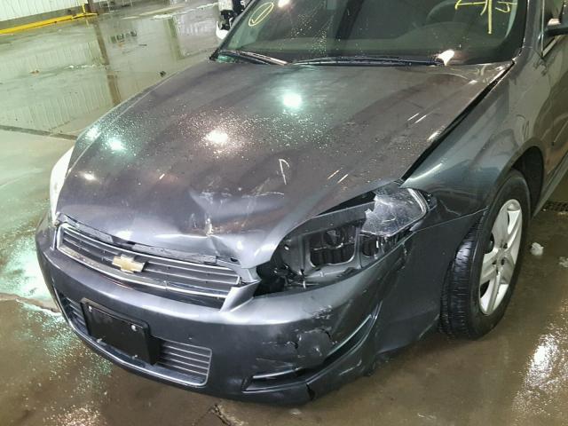 2G1WA5EK9A1154526 - 2010 CHEVROLET IMPALA LS GRAY photo 9