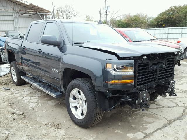 3GCUKREC1JG130997 - 2018 CHEVROLET SILVERADO BLUE photo 1