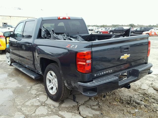 3GCUKREC1JG130997 - 2018 CHEVROLET SILVERADO BLUE photo 3