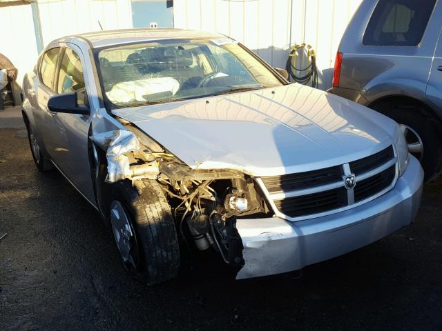 1B3CC4FB4AN228920 - 2010 DODGE AVENGER SX SILVER photo 1