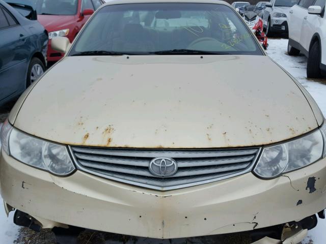 2T1CE22P02C012632 - 2002 TOYOTA CAMRY SOLA GOLD photo 7