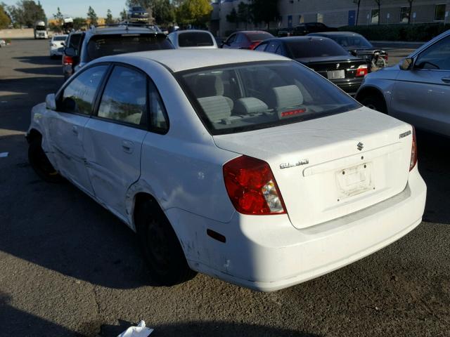 KL5JD56Z95K152016 - 2005 SUZUKI FORENZA S WHITE photo 3