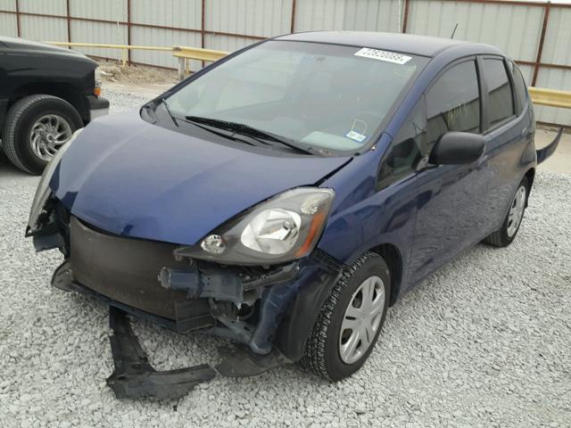 JHMGE8H31BC028001 - 2011 HONDA FIT BLUE photo 2