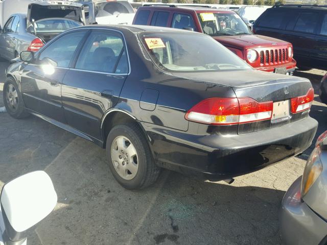 1HGCG16582A028788 - 2002 HONDA ACCORD EX BLACK photo 3