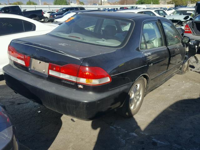 1HGCG16582A028788 - 2002 HONDA ACCORD EX BLACK photo 4