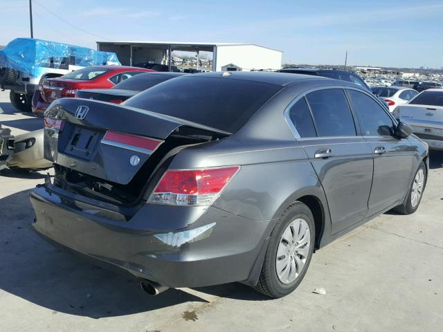 1HGCP2F88BA083726 - 2011 HONDA ACCORD EXL GRAY photo 4