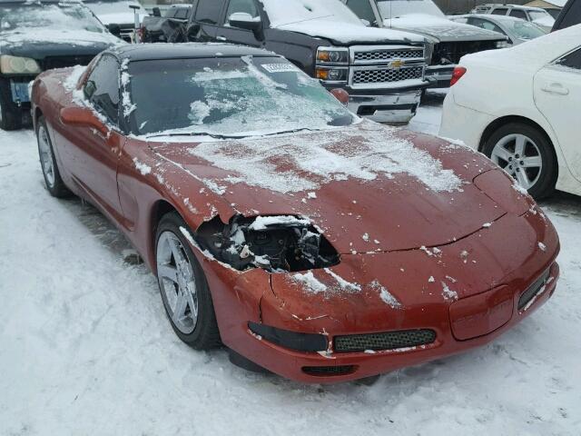 1G1YY22G015106740 - 2001 CHEVROLET CORVETTE ORANGE photo 1