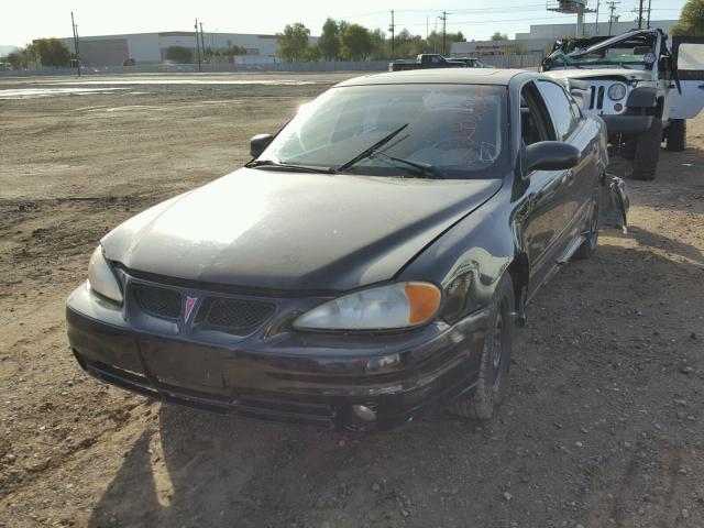 1G2NF52F84M501921 - 2004 PONTIAC GRAND AM S BLACK photo 2
