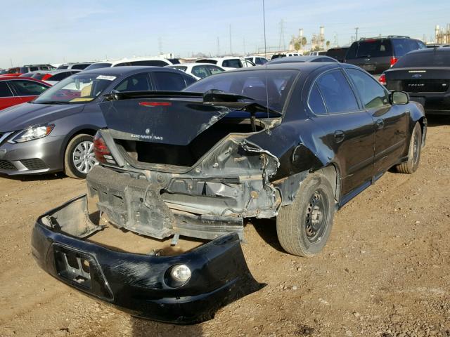 1G2NF52F84M501921 - 2004 PONTIAC GRAND AM S BLACK photo 4