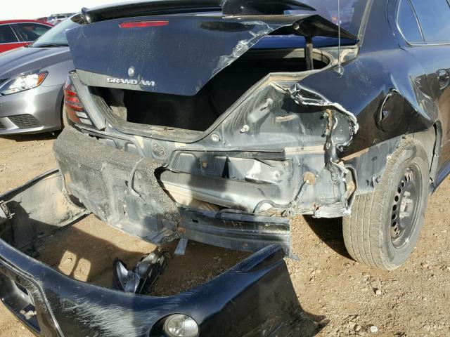 1G2NF52F84M501921 - 2004 PONTIAC GRAND AM S BLACK photo 9