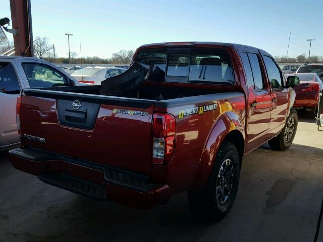 1N6AD0ER9FN759836 - 2015 NISSAN FRONTIER S RED photo 4