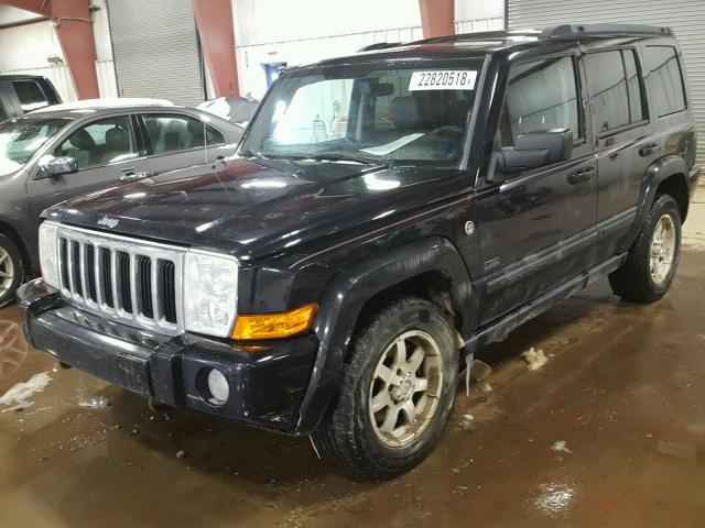 1J8HG48P27C672862 - 2007 JEEP COMMANDER BLACK photo 2