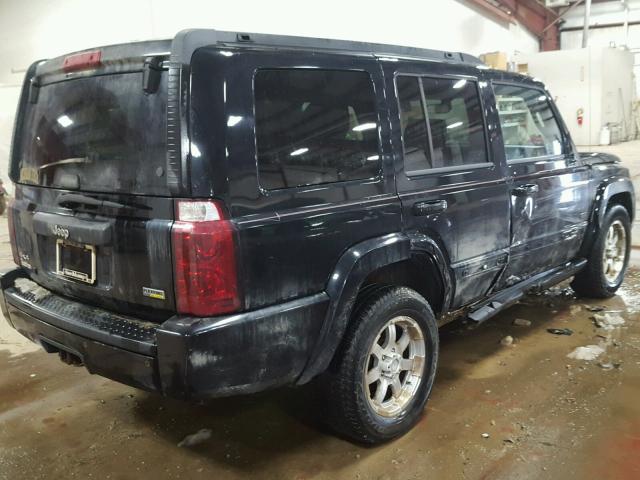 1J8HG48P27C672862 - 2007 JEEP COMMANDER BLACK photo 4