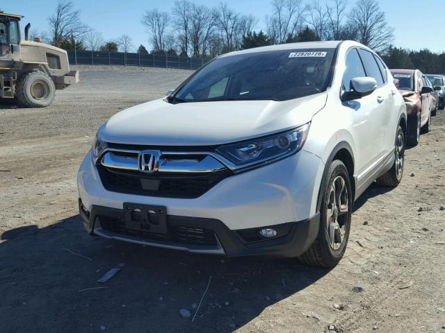 2HKRW1H87HH505442 - 2017 HONDA CR-V EXL WHITE photo 2