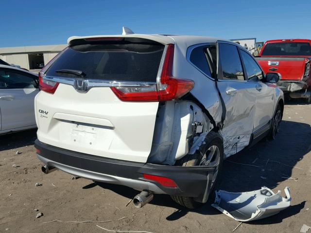 2HKRW1H87HH505442 - 2017 HONDA CR-V EXL WHITE photo 4