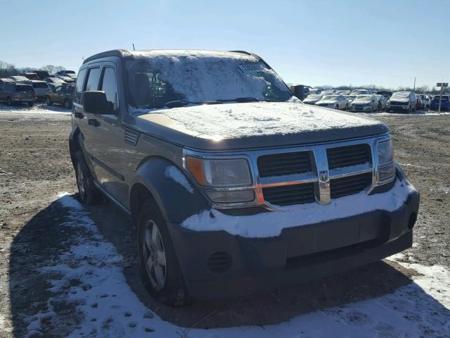 1D8GU28K77W629056 - 2007 DODGE NITRO SXT BEIGE photo 1