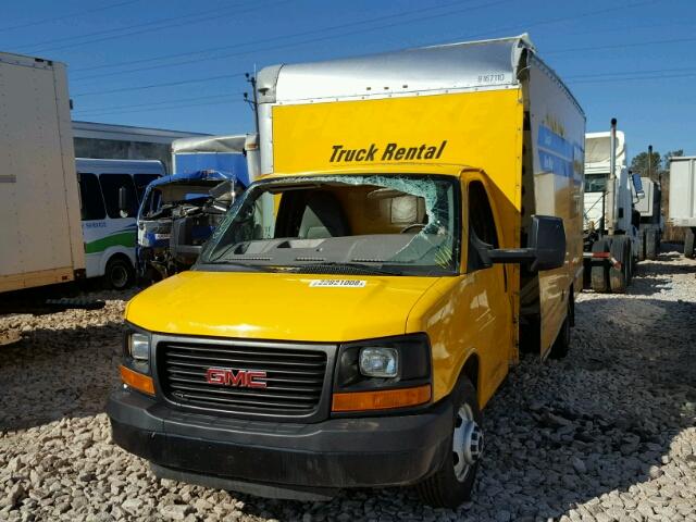 1GD374CG4E1907694 - 2014 GMC SAVANA CUT YELLOW photo 2