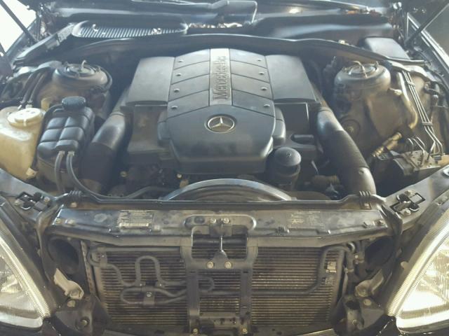 WDBNG70J41A184016 - 2001 MERCEDES-BENZ S 430 BLACK photo 7