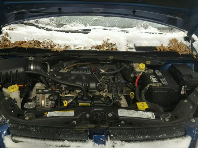 2D4RN4DE5AR334945 - 2010 DODGE GRAND CARA BLUE photo 7