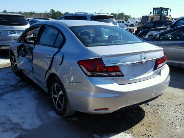 19XFB2F70FE052930 - 2015 HONDA CIVIC SE SILVER photo 3