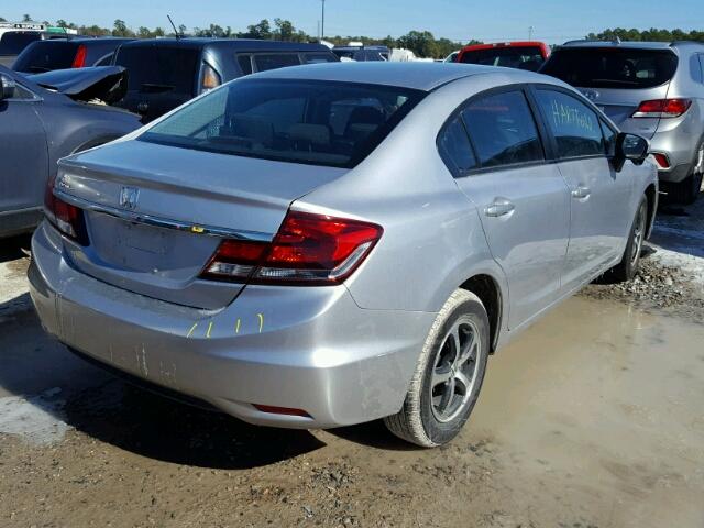 19XFB2F70FE052930 - 2015 HONDA CIVIC SE SILVER photo 4