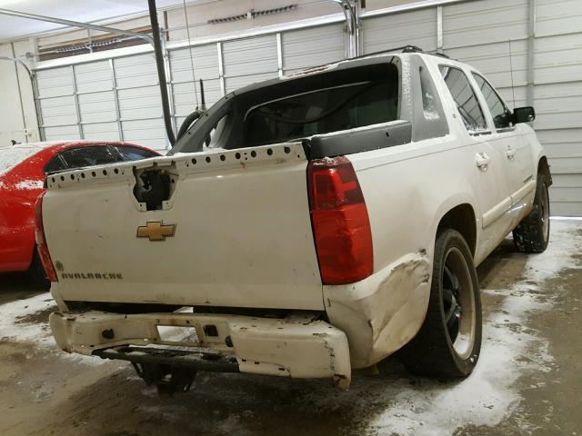 3GNEC12J47G139733 - 2007 CHEVROLET AVALANCHE WHITE photo 4