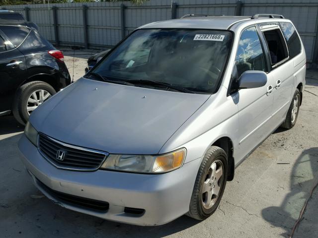 2HKRL18641H558502 - 2001 HONDA ODYSSEY EX SILVER photo 2