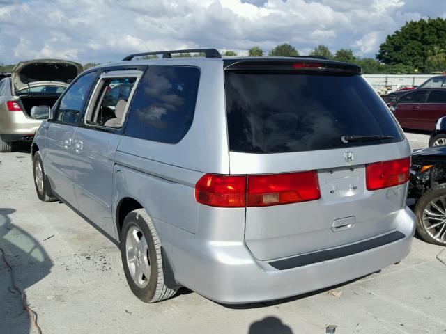 2HKRL18641H558502 - 2001 HONDA ODYSSEY EX SILVER photo 3