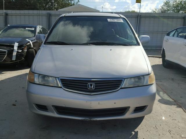 2HKRL18641H558502 - 2001 HONDA ODYSSEY EX SILVER photo 9