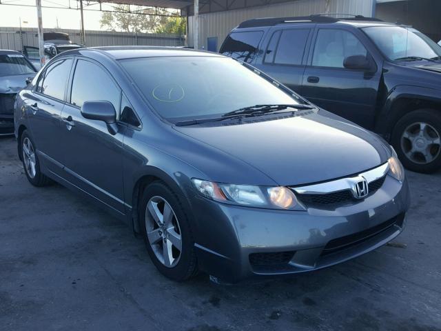 19XFA1E64BE009482 - 2011 HONDA CIVIC LX-S GRAY photo 1