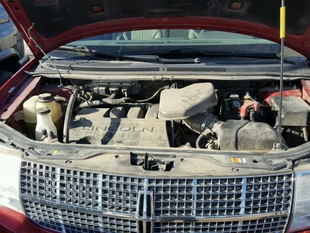 2LMDU88CX7BJ10694 - 2007 LINCOLN MKX RED photo 7