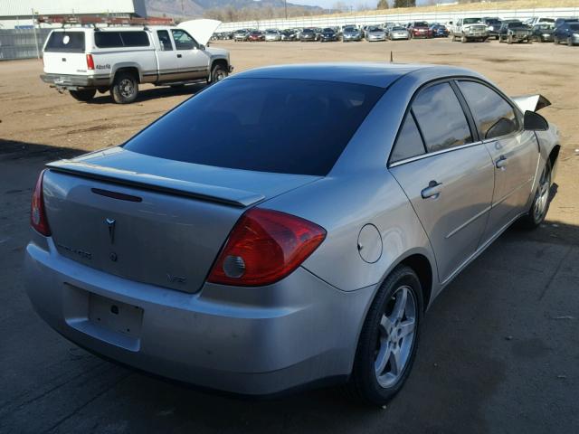 1G2ZG57N484185941 - 2008 PONTIAC G6 BASE SILVER photo 4