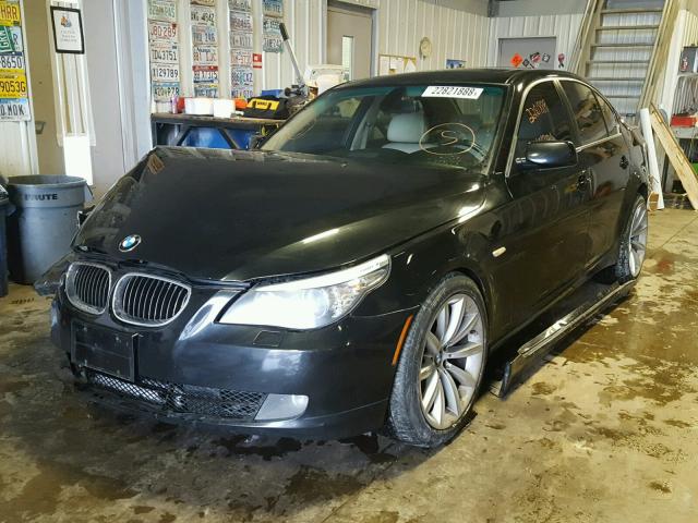 WBANV93508CZ67458 - 2008 BMW 535 XI BLACK photo 2